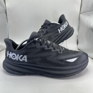Hoka Clifton 9 Gore-Tex Shoes Mens Size 12 Black Waterproof Running Sneakers GTX